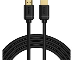 Baseus 2x HDMI 2.0 4K 60Hz kabelis 3D HDR 18Gbps 3m - Juodas
