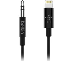 Belkin Lightning iki 3,5 mm kabelis AV10172bt03-BLK Juodas