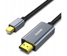 BENFEI laidas mini DisplayPort į HDMI 4K 30Hz 0,9 m pilkas