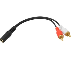 Blow Pūsti RCA skirstytuvas: 3.5 JACK -2 RCA PLUG