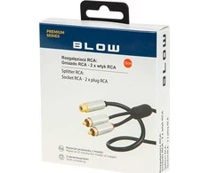 Oem Blow skirstytuvas RCA lizdas - 2xRCA kištukas 15cm