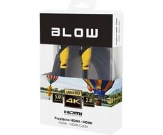 Blow Kabelis HDMI - HDMI 4K 5m Geltonas