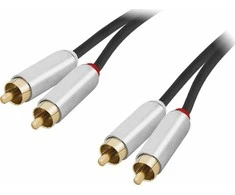 Blow 2xRCA METALINĖS jungtys 1.5 m