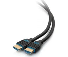 C2G 1,8 m „Performance“ serijos itin lankstus didelės spartos HDMI kabelis – 4K 60 Hz, montuojamas sienoje, CMG (FT4) reitingas, 1,83 m, HDMI A tipo (standartinis), HDMI A tipo (standartinis), juodas