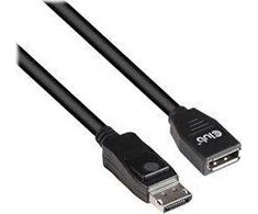 Club 3D CLUB3D CAC-1022 kabelių sąsaja / invertavimo adapteris Displayport 1.4 Juoda