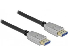 Delock DisplayPort laidas 10K 60 Hz 54 Gbps metalinis korpusas 3 m