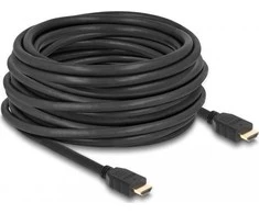 Kabelis Delock Delock - HDMI-Kabelis mit Ethernet - HDMIMMNLich zu HDMMMNLich - 12 m - Juodas - palaikymas von 8K 60 Hz, bis zu 48 Gbps Datentransferrate