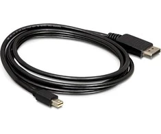 Delock Cable Mini Displayport 1.2 vyriškas > Displayport vyriškas 4K 2,0 m