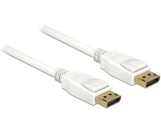 Kabelis Delock DisplayPort – DisplayPort 5m balta (84879)
