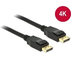 Delock Cable Displayport 1.2 vyriškas > Displayport vyriškas 4K 5 m