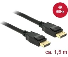Delock kabelis DisplayPort to DisplayPort 1,5m 4K