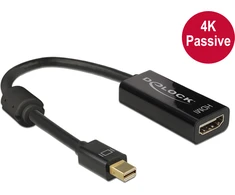 DELOCK Adaptorcable mini DisplayPort 1.2 kištukas > HDMI lizdas juodas 4K Passive