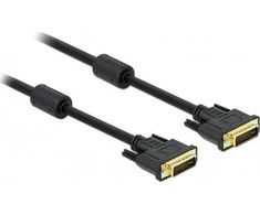 Delock Cable DVI 24+5 vyriškas > DVI 24+5 kišas 1 m juodas