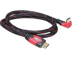 Delock kabelis HDMI A kištukas > HDMI A kištukas kampinis 4K 2 m