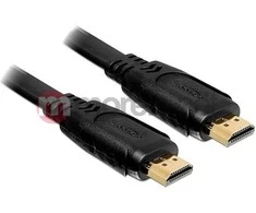 Delock Cable HDMI A vyriškas > HDMI A vyriškas plokščias 5 m
