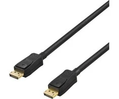 Kabelis DELTACO DisplayPort, 20 kontaktų ha - ha, 20m, juodas / DP-4200