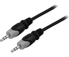 Kabelis DELTACO garso, 3.5mm-3.5mm, 2.0m / MM-150