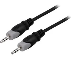 Kabelis DELTACO Audio, 3.5mm ha-ha, 1m / MM-149