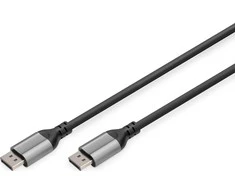 Digitus Skaitmenas | 8K DisplayPort jungties kabelis | DB-340105-010-S | „DisplayPort“ į „DisplayPort“ „DisplayPort Male“ (1.4 versija) | „DisplayPort Male“ (1.4 versija)