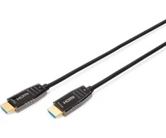 Assmann Electronic ASSMANN HDMI AOC Hibridinio pluošto prijungimo kabelis Tipas AM/M 20m UHD 8K60Hz CE auksinis bl