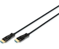 Assmann Electronic „Assmann“ elektroninis ASSMANN jungiamasis kabelis HDMI hibridinis šviesolaidinis „Premium HighSpeed Ethernet“ AOC 4K 60Hz UHD tipas HDMI A/HDMI AM/M 20m