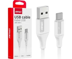 USB-A į USB-C kabelis 3A 100 cm FullLINK AMIO-03917
