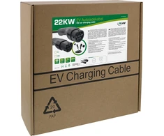 Įkrovimo kabelis elektromobiliams InLine EV įkrovimo kabelis automobiliams 22kW Type2 trifazis 2,5m