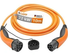 Lapp Mobility LAPP 2 tipo, iki 22 kW, 10 m, oranžinis (5555931037)