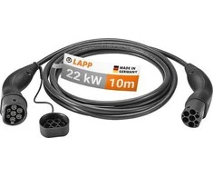 Lapp Mobility LAPP 2 tipas, iki 22 kW, 10 m, juoda (5555934032)
