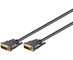 Goobay Kabelis DVI-I - DVI-I 2m juoda (69203)