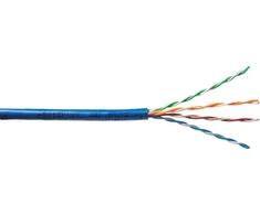 Carruzzo Kabelis Emiter Net UTP (U/UTP) kat.5e, linka, 4x2x24AWG, PCW, mėlyna