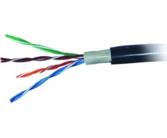 EmiterNet lauko kabelis PVC+PE UTP (U/UTP) kat.5e, viela 4x2x0,5 PE