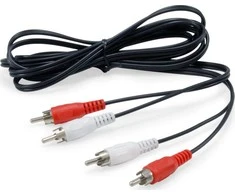 Kabelis Equip RCA (Cinch) x2 - RCA (Cinch) x2 2,5m juoda (147094)