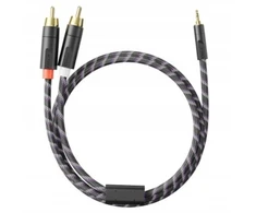 FiiO kabelis 3,5 mm jack – 2xRCA 120 cm