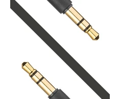 FIXED AUX Cable 2 x 3.5 mm jack, juodas