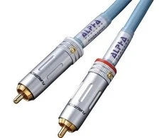Kabelis Furutech ADL RCA (Cinch) x2 - RCA (Cinch) x2 1m mėlyna