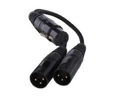 Furutech ADL XLR kabelis - XLR x2 0,1 m pločio