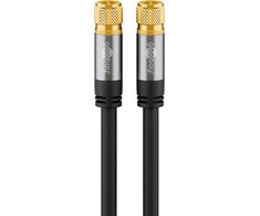 Wentronic Kabelis Goobay Antenowy (F) 1m juoda (JAB-4400766)