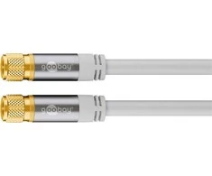 Wentronic Kabelis Goobay Antenowy (F) 2m balta (JAB-4411000)
