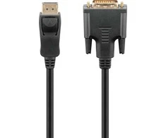 Goobay DisplayPort – DVI-D Dual Link laidas, 1 m