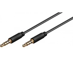 Kabelis Goobay Jack 3.5mm - Jack 3.5mm 3m juoda (63832)