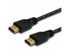 SAVIO CL-194 HDMI kabelis 1,5 m, juodas, auksinės jungtys, v2.0 didelės spartos, ethernet/3D