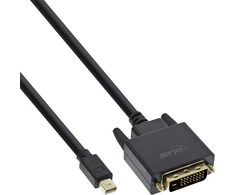 Kabelis InLine Rodyti Uostas - DVI- D 1.5m juoda (17224)