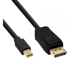 Kabelis InLine Rodyti Port mini - DisplayPort 2m juoda (17132S)