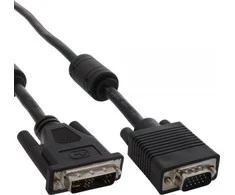 InLine DVI-A prijungimo kabelis prie 15 kontaktų HD jungties VGA - 2m