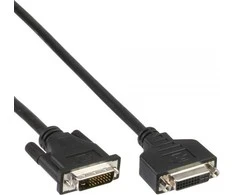 Kabelis InLine DVI- D - DVI- D 3m juoda (17763)