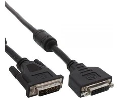 Kabelis InLine DVI- D - DVI- D 5m juoda (17776)