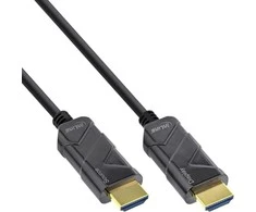 Kabelis InLine ® HDMI OVP kabelis, Ultra didelio greičio HDMI kabelis, 8K4K, juodas, 80m