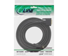 Kabelis InLine HDMI - DVI-D 0,3 m juodas (17658P)