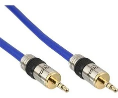„Kabelis InLine“ lizdas 3,5 mm – 3,5 mm lizdas 15 m mėlyna (99956P)